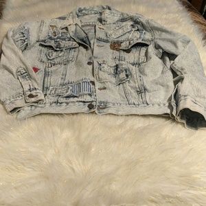 80s style unisex slick jacket